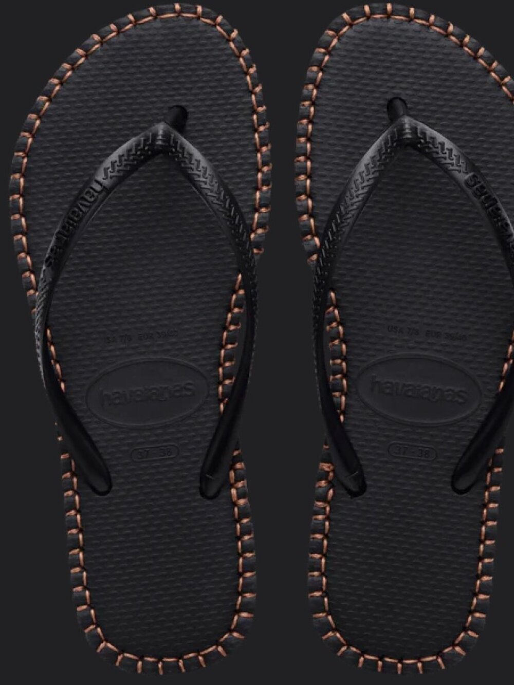 NIB Havianas Women's Flatform Loop Slim Flip Flops